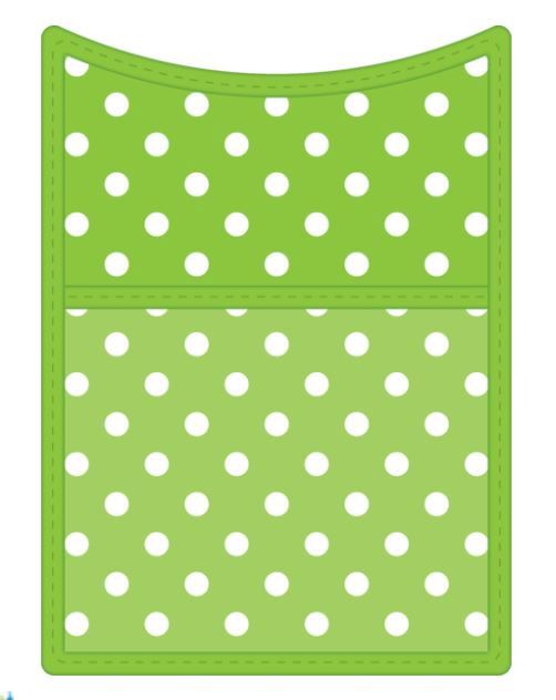 Lime Magnetic Storage Pocket