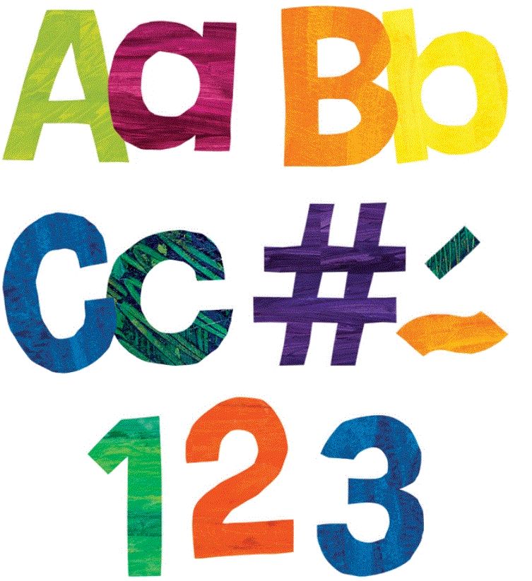 World of Eric Carle‚ Colorful Tissue Paper 4 Combo Pack EZ Letters