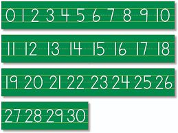 Number Line 0-30