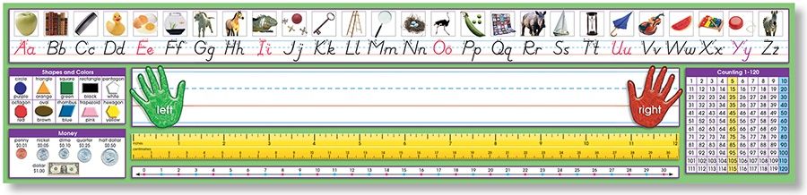 Adhesive Modern Manuscript Primary Nameplates