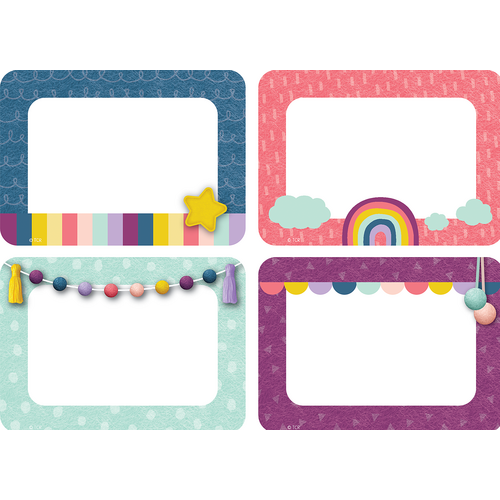 Oh Happy Day Name Tags/Labels Multi Pak
