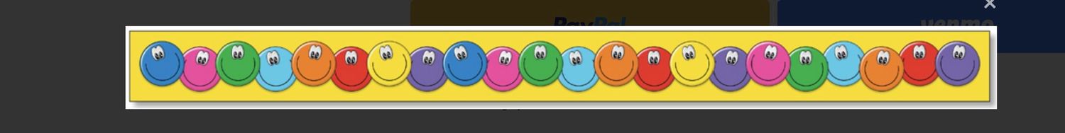 Smiley Faces Border Trim