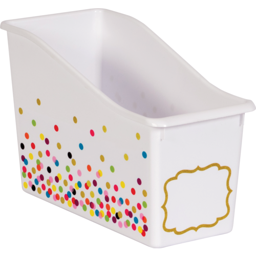 20335 Confetti Plastic Book Bin