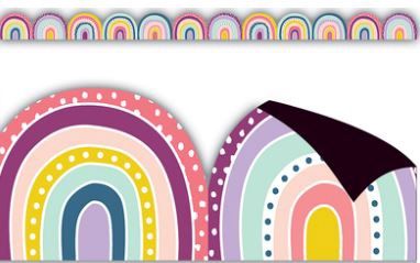 Oh Happy Days Rainbows Magnetic Border