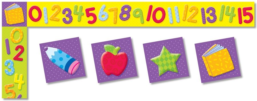 Numbers Trimmer Border