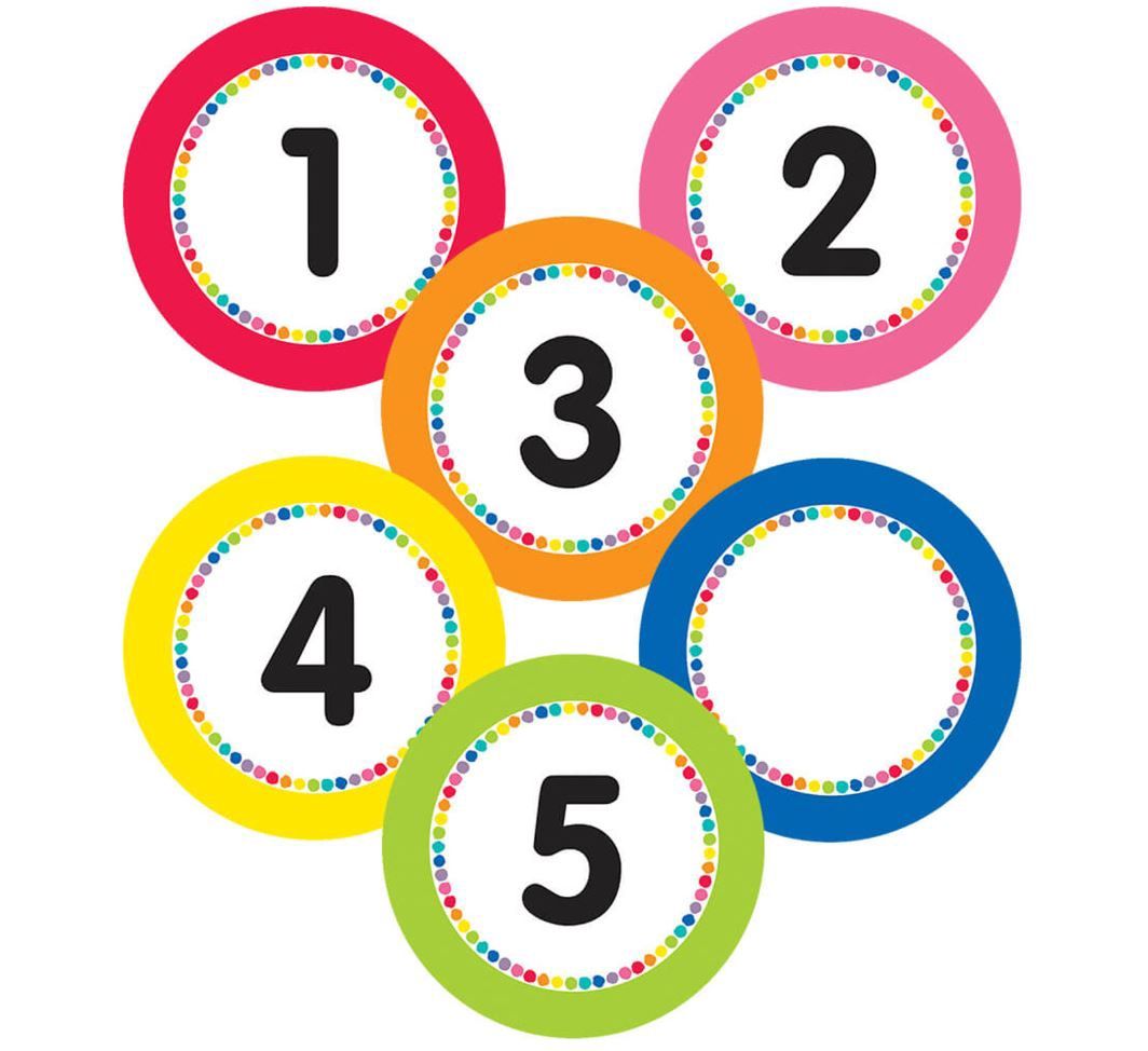 Just Teach Numbers Magnetic Cutouts