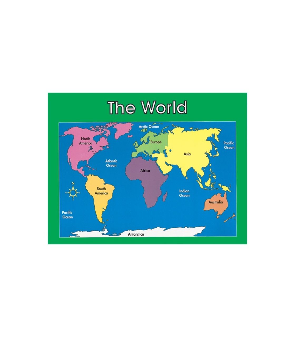 World Map Chart Poster_