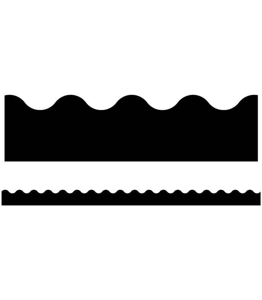 Black Scalloped Borders