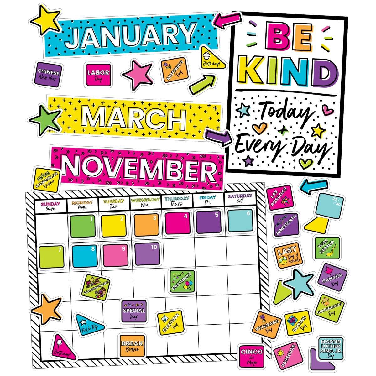 Kind Vibes Calendar BBS