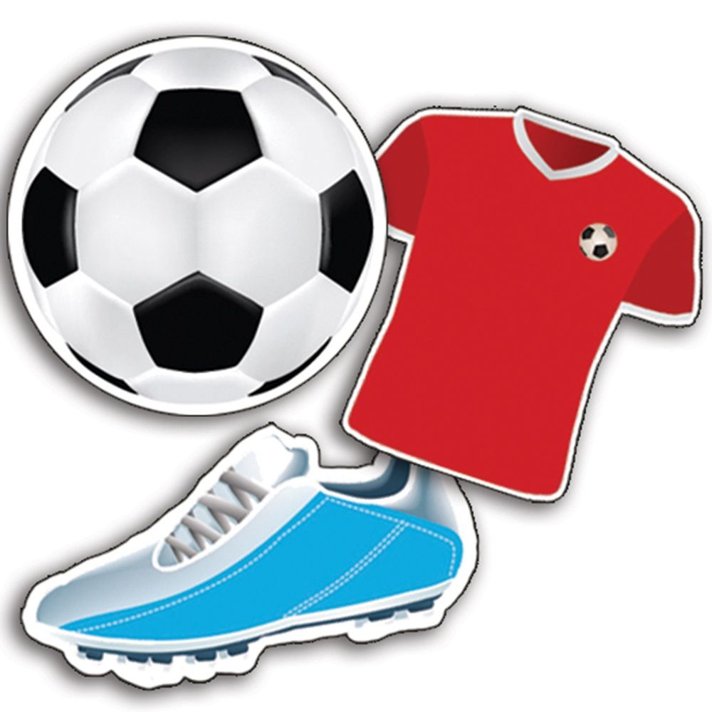 Soccer Assort Cut Out Accents