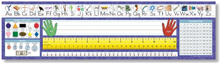 Christian Primary Traditional Manuscript Desk Plates