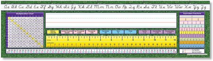 Int Contemporary Cursive Desk Plates