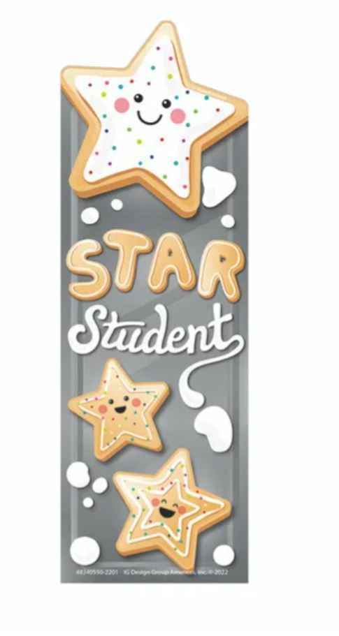 Star Cookies Scented Bookmarks