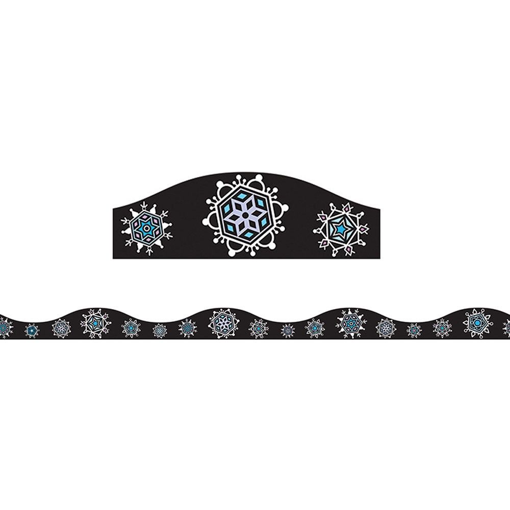 Snowflakes Big Magnetic Border