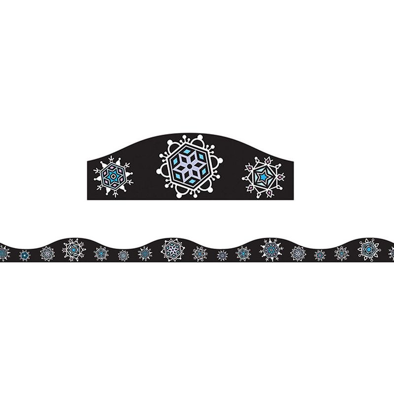 Snowflakes Big Magnetic Border