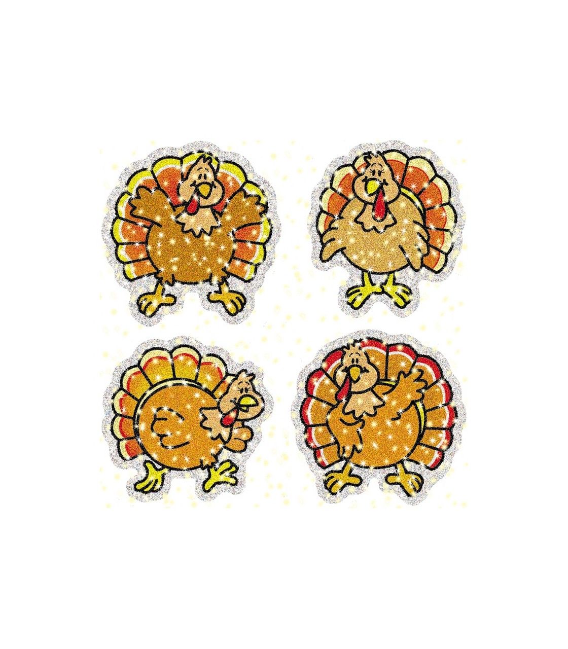 Turkey Dazzle Stickers