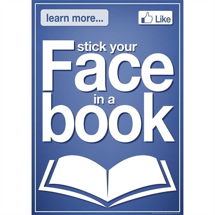 Put Face in Book Poster