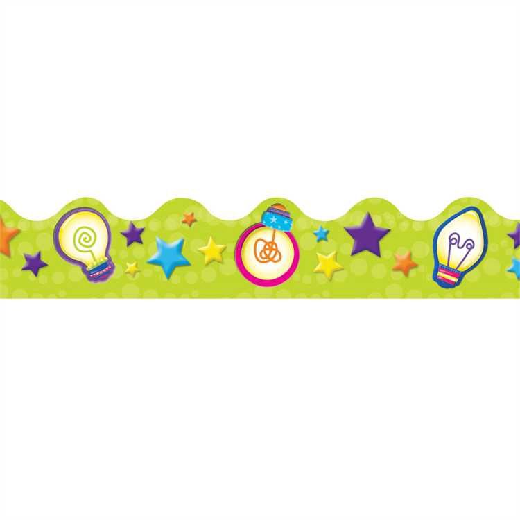 Color My World Light Bulb Deco Trim