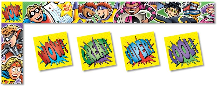 Superheroes Border