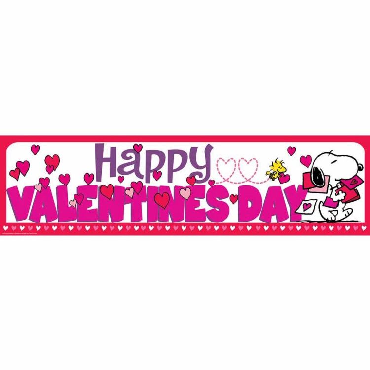 Banner Peanuts Valentines Day
