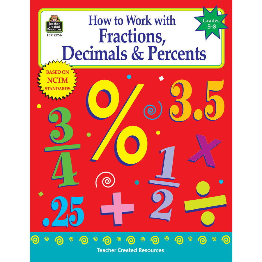 How to Work with Fractions, Decimals and Percents, Grades 5-8