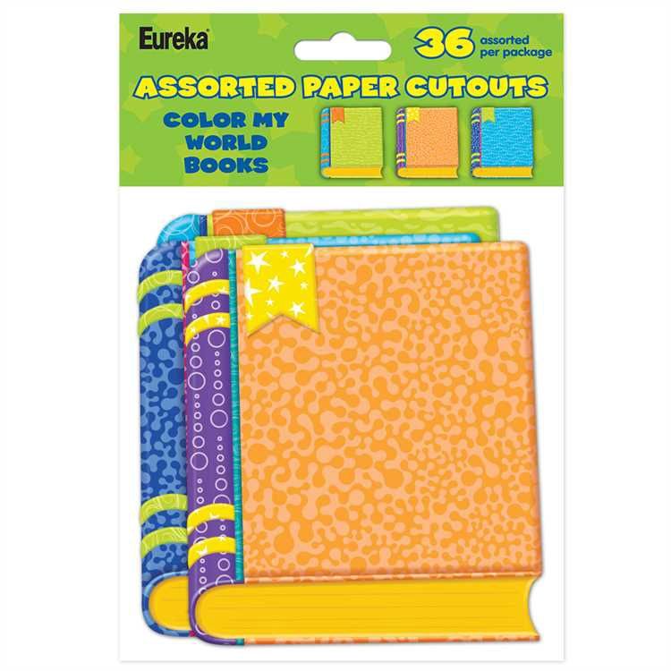 Color My World Books Cut Outs