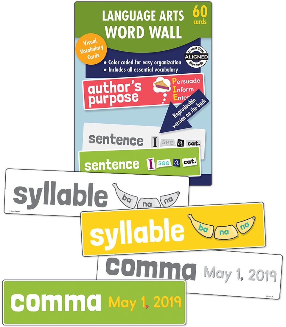 GR 1 Language Arts Word Wall