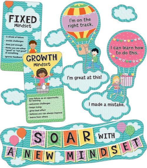 Soar with a New Mindset Mini Bulletin Board Set