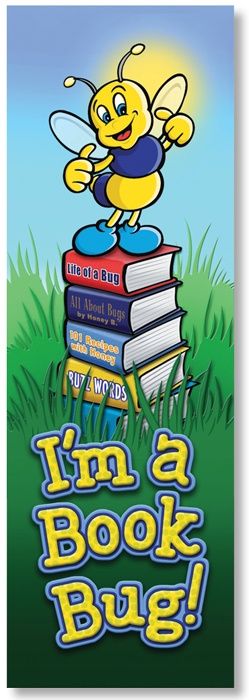 I&#39;m a Book Bug! Bookmarks