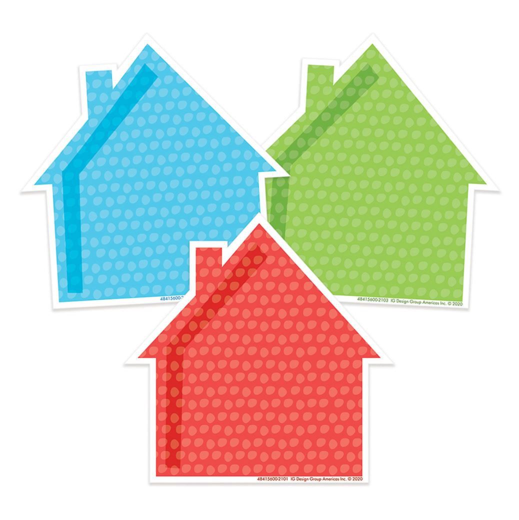 Cut Outs Assorted Houses A Teachable Town