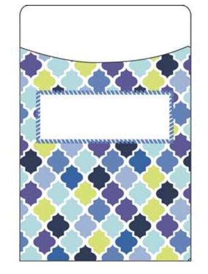 Blue Harmony Library Pockets