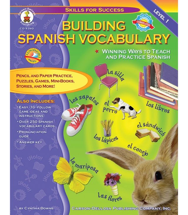 Pre-K - HS Building Spanish Vocab Resource Book