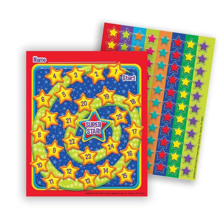 Color My World Stars Mini Reward Charts