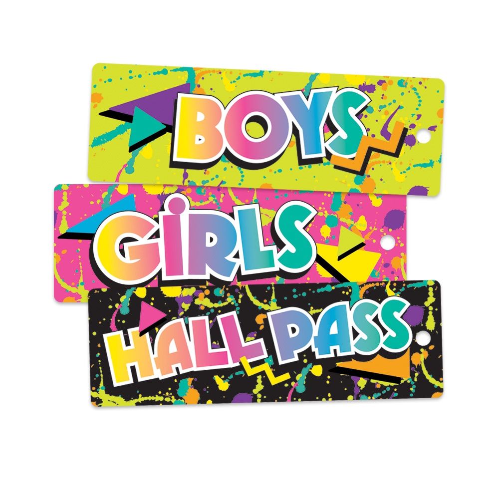 Rock the Classroom Hall Passes
