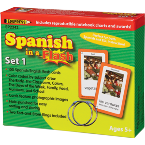 Spanish in a Flash Cards