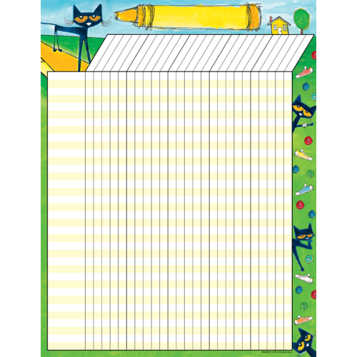 Large Incentive Chart Pete the Cat