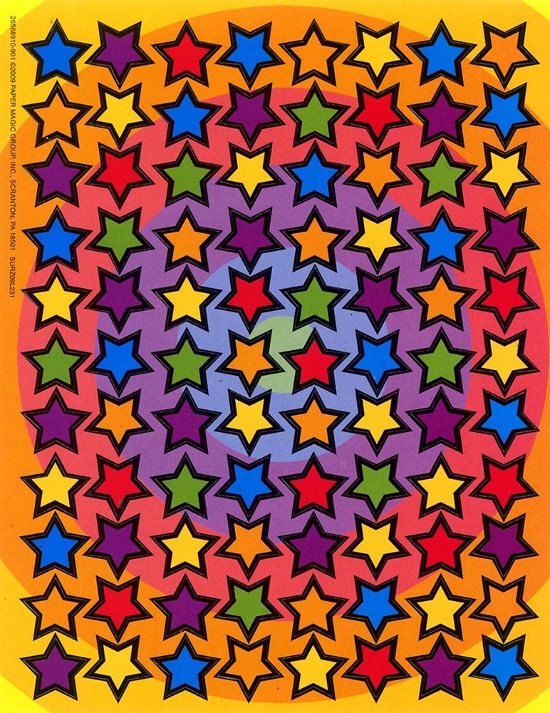 Mini Colorful Stars Stickers