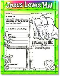 Jesus Loves Me! Activity Posters