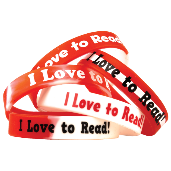 Fancy I Love to Read Wristbands