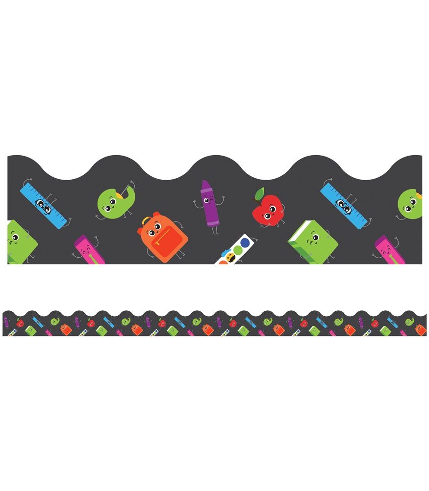 Ready for School Scalloped Border Trim