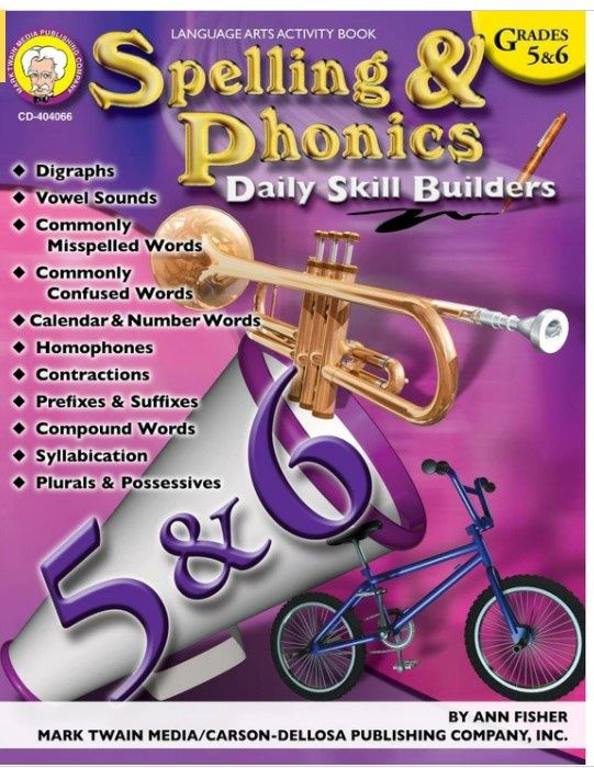 Spelling &amp;amp; Phonics Resource Book Grade 5-6