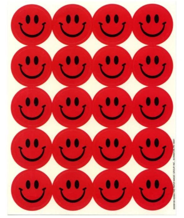 Strawberry Scented Smile Stickers
