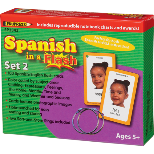Spanish in a Flash Cards Set 2