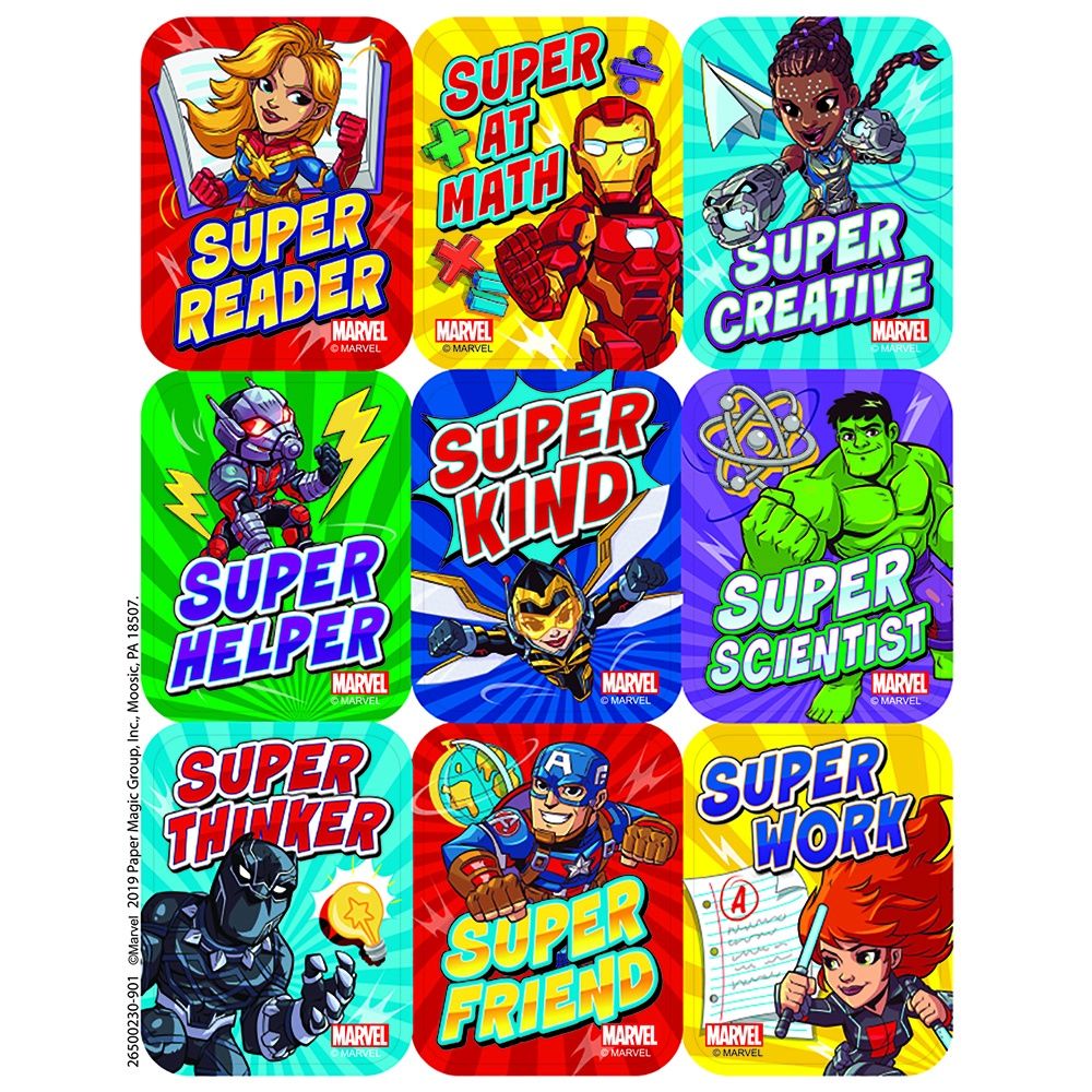 Marvel Super Hero Adventure Stickers Giant Stickers