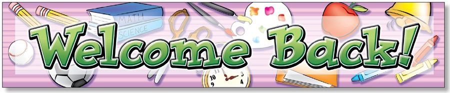 Welcome Back Banner
