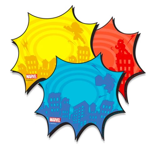 Marvel Super Hero Adventure Bursts Cut Outs