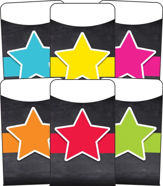 Stars Library Pockets