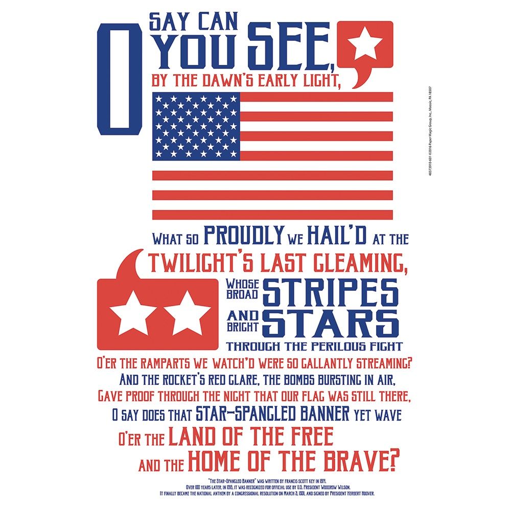 Star Spangled Banner Poster