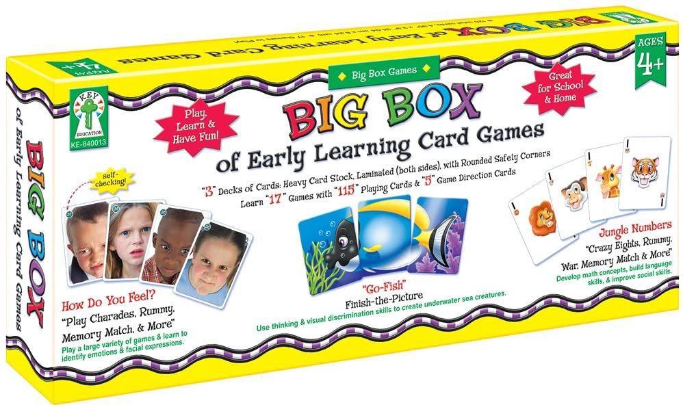 Big Box Early Learning Card Games