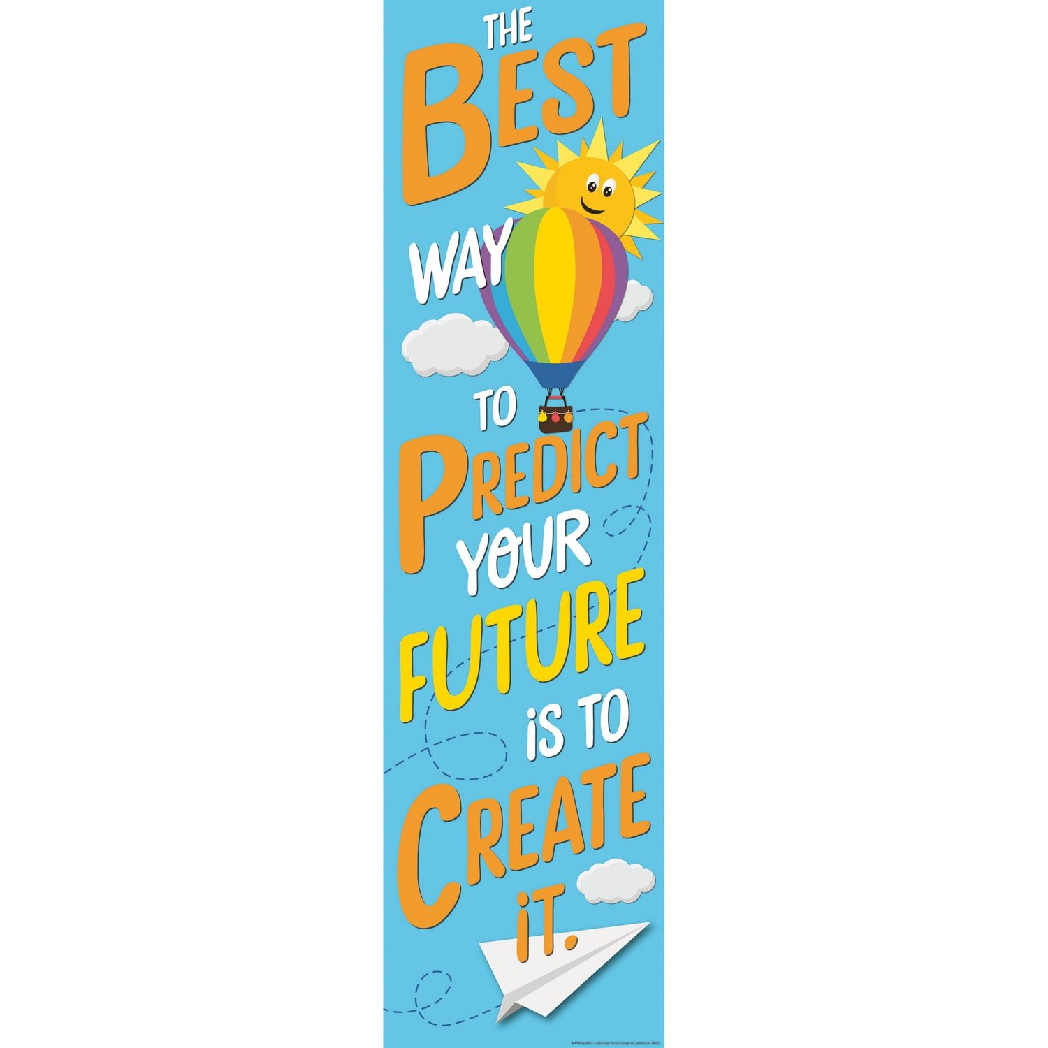 Growth Mindset Predict Your Future Vertical Banner